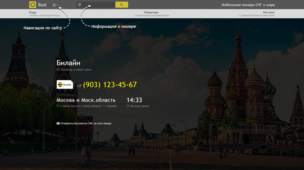 Код 903
— какой оператор и регион сотовой связи у номера