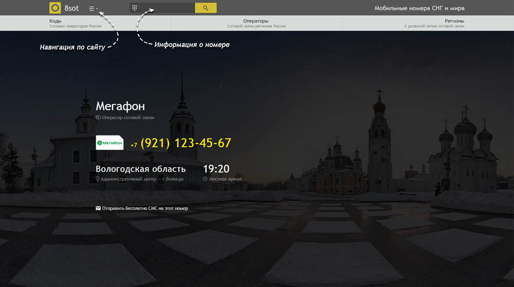 Код 921
— какой оператор и регион сотовой связи у номера