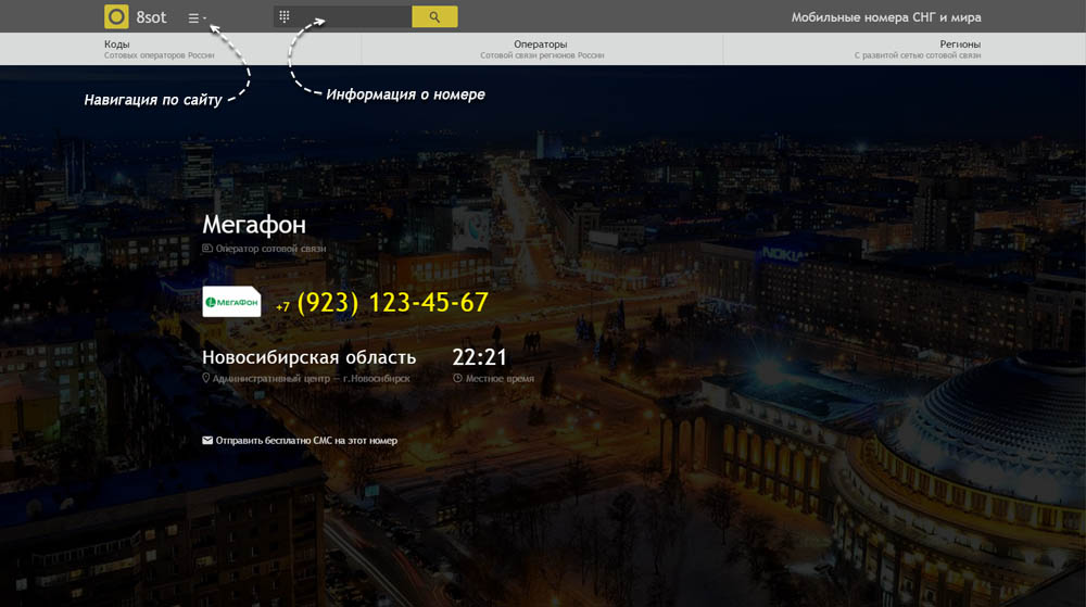 Код 923
— какой оператор и регион сотовой связи у номера