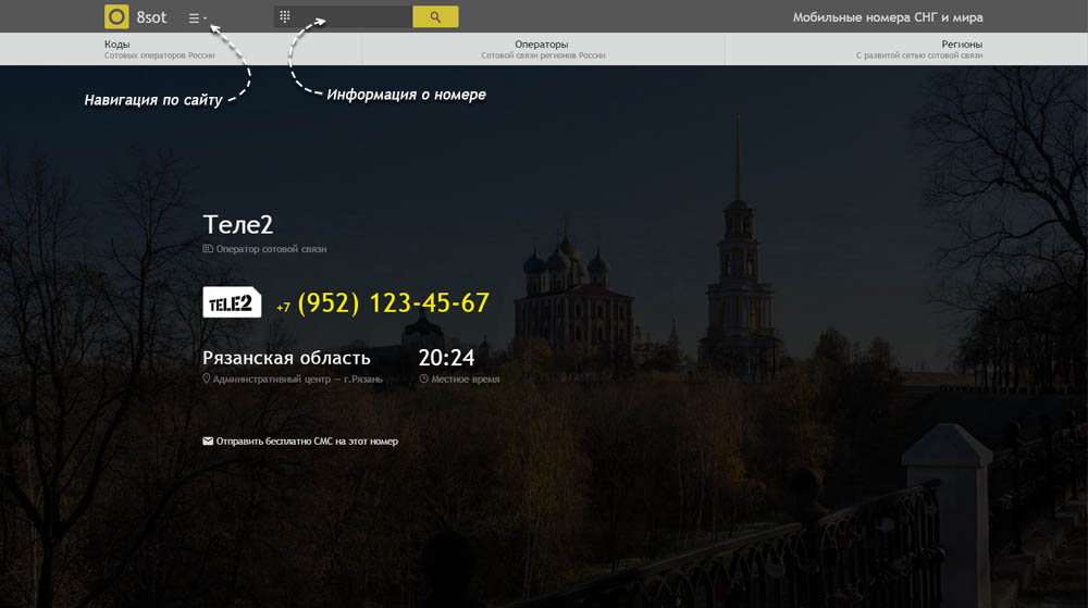 Код 952
— какой оператор и регион сотовой связи у номера