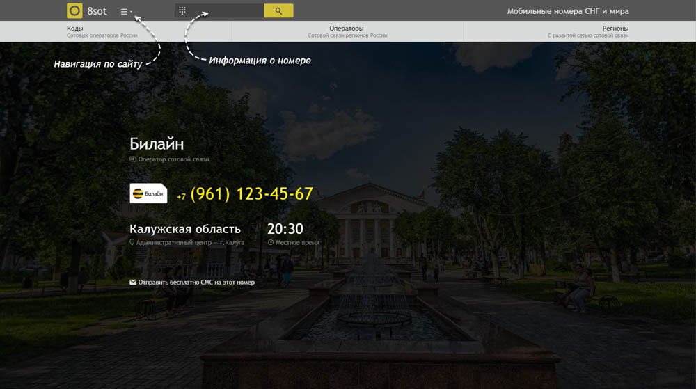 Код 961
— какой оператор и регион сотовой связи у номера