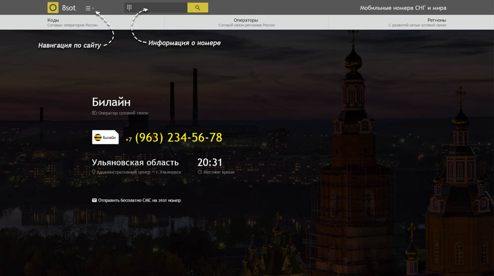 Код 963
— какой оператор и регион сотовой связи у номера
