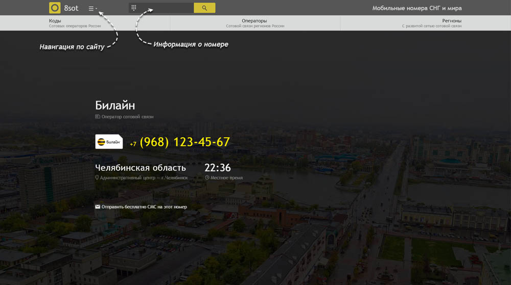 Код 968
— какой оператор и регион сотовой связи у номера