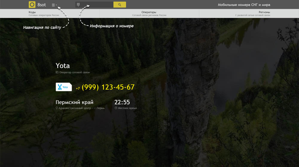Код 999
— какой оператор и регион сотовой связи у номера